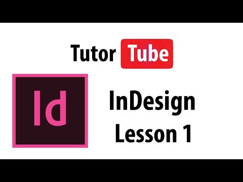 InDesign Tutorial Lesson 1 Interface Basics New Document and Move Tool