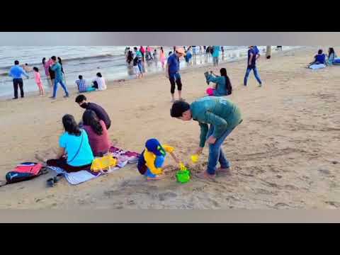 NABIHA 😊FirstTrip to chowpatty Beach Mumbai ⛱️ #cute #allhamdulillah #mashallah #vlog #1k 😊#trending