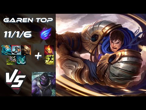 TOP Garen vs Dr. Mundo - NA Grandmaster Patch 25.S2.1