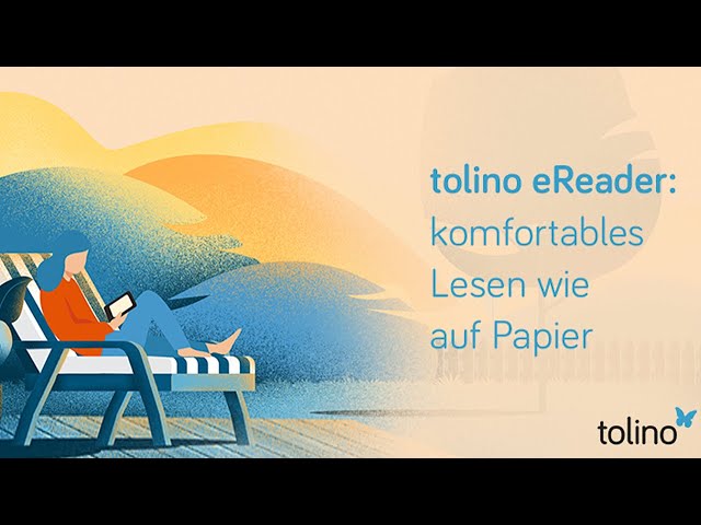 Video teaser for tolino entdecken | Buchstaben wie gedruckt – das tolino E-Ink Display