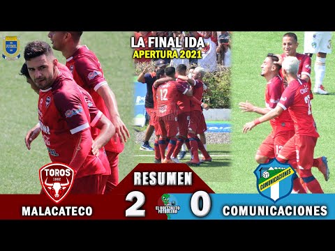 THE BULLS STRIKE FIRST/Malacateco 2 vs Comunicaciones 0 /The First Leg of the Final/ Apertura 202...
