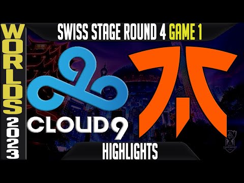C9 vs FNC Highlights Game 1 | Worlds 2023 Swiss Stage Day 6 Round 4 | Cloud9 vs Fnatic G1