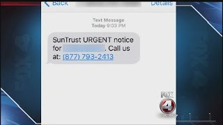 Scam Warning: Texts from SunTrust