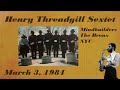 Henry Threadgill Sextet - March 3, 1984 - Mindbuilders, The Bronx, New York City
