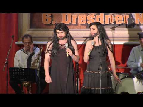 6. Dresdner Neujahrssingen - D. Parton & K. Rogers "Islands in the Stream " mit The Klauer-Hartmanns