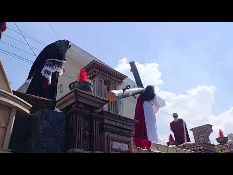 Cruz pesada - procesión penitencial - viernes Santo 2026 - Sumpango Sacatepéquez 