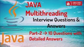Download the video "#2 - Java Multithreading Interview Questions [MOST ASKED] 3-6 Years Experienced"