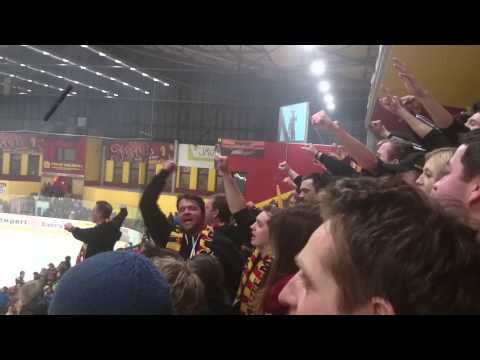 4.3.2015 oslavné chorály postupu přes Kladno do semifinále