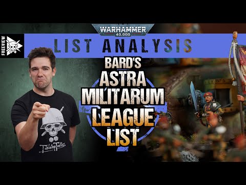 Bard's Astra Militarum League List | Warhammer 40,000 List Analysis