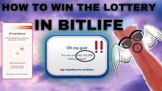 Odds Winning Lottery in BitLife #shorts