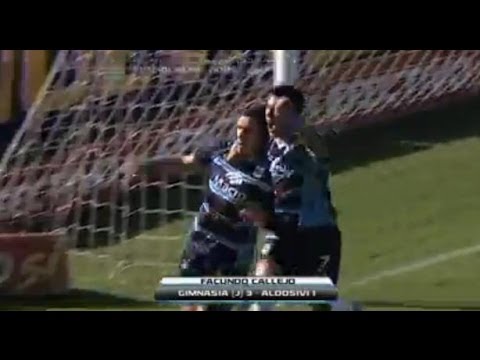 Gimnasia (J) 3 - 1 Aldosivi l Todos los goles l Fecha 42 l 8.6.2014