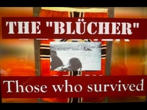 The "Blücher", those who survived