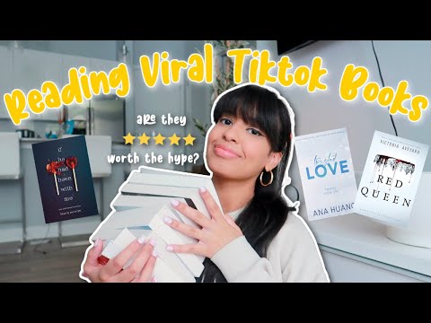 READING VIRAL TIKTOK BOOKS (are they worth the hype?) *a reading vlog* 📚💕part 1!