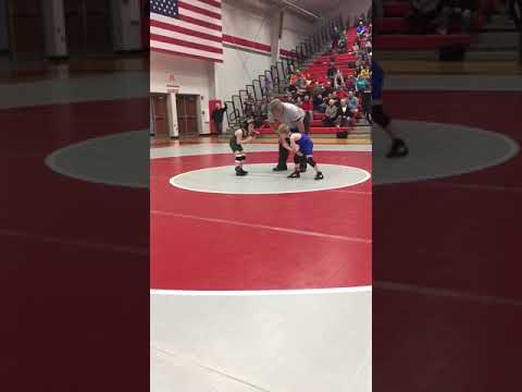 Younes wrestling win from February 2018