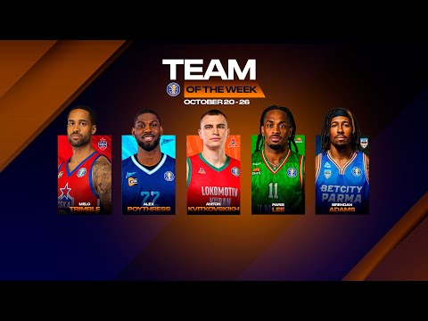 Team of the week | 20 – 26 october, 2025