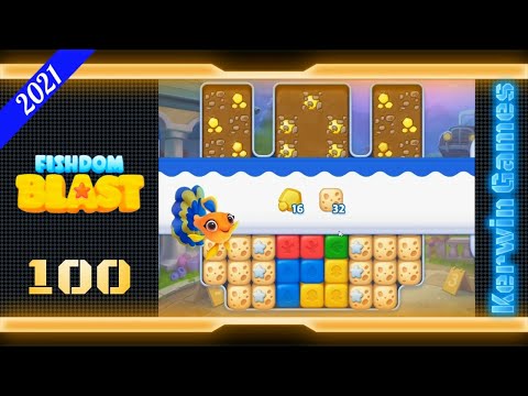 Fishdom Blast Level 100 - No Boosters - 36 moves (2021)