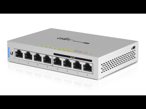Ubiquiti UniFi Switch 8 60W (US-8-60W) QUICK UNBOXING & SPECIFICATIONS HD