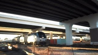 preview picture of video 'Amtrak Trains The Silver Stars 91 & 92 Reverse Then Forward'