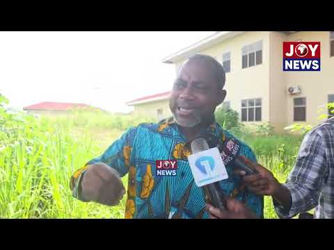 MP for Obuasi East seen weeding at the Afari Military Hospital during a visit to the facility.