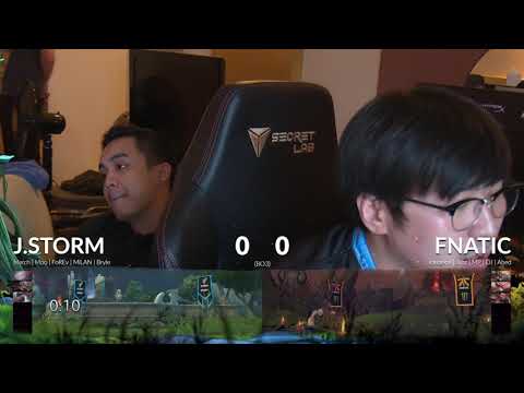 J Storm vs Fnatic Games 1&2 KL Major Playoffs Day 3