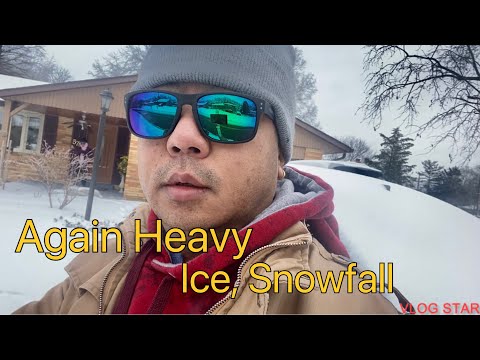 Heavy ice, Snowfall || Cincinnati Ohio