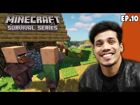 I Found A Secret Village | Minecraft Survival Series Episode 10