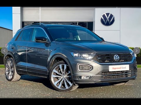 Approved Used Volkswagen T-Roc R-Line 2.0 TDI 150ps Indium Grey | Wrexham Volkswagen