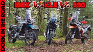 Kawasaki KLE500 vs CFMoto Ibex 450 vs KTM 390 Adventure R, Part 1: Walkaround and Features