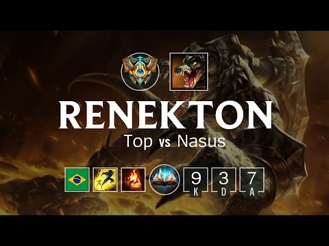 Renekton Top vs Nasus - BR Challenger Patch 8.1