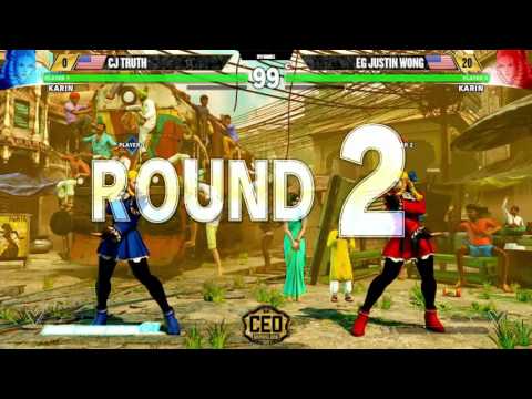 "BBR" SFV AT CEO2016 - CJ TRUTH vs EG JUSTIN WONG (1080p HD)