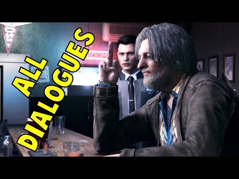 Connor Meets Hank - All Dialogues - Detroit Become Human HD PS4 Pro