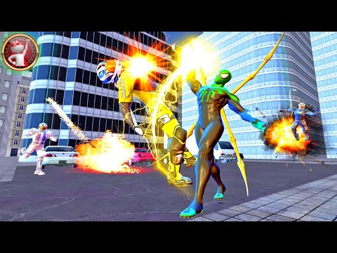 Flying Spider Man Hero Spider Pewor Incredible Gangster Crime City