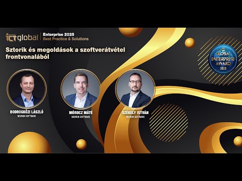 🎤 Sztoriztunk az ICT Global – Enterprise 2025 konferencia színpadán