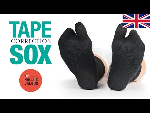 COMPRESSANA TAPE SOX - Type Hallux valgus - Correction socks with kinesiological tapes
