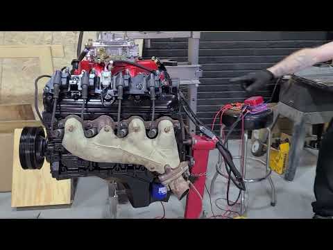 Rebuilt 5.3 LS with Holley carb, MSD 6014, and BTR Torque Cam  @monkeymotorz 