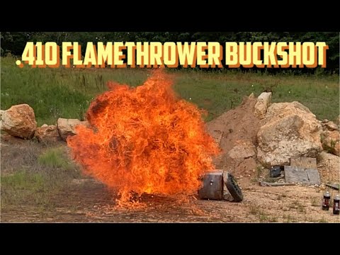 .410 Flamethrower Buckshot !!! #shorts