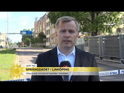Sprängdådet i Linköping – Chock och oro bland boende i området - Nyhetsmorgon (TV4)
