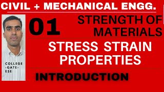 Strength of Materials-01- Civil Engineering  #strengthofmaterials   #concretepath #gate2026