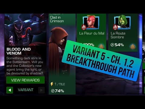 Variant #5 Ch. 1.2 - vs Superior Ironman, Iceman, Rhino, CapIW, Groot, Red Skull, Gamora | MCOC