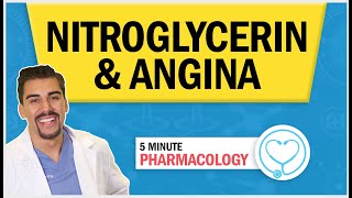 Pharmacology - Nitroglycerin & Angina - for Registered Nurse RN & PN NCLEX