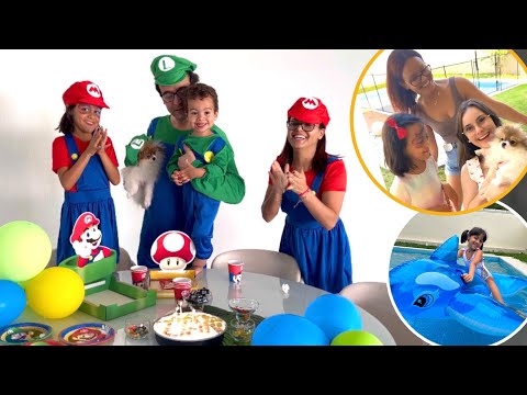 A WHOLE DAY WITH US AT LILA'S MONTHLY BIRTHDAY: BARBECUE AND COLD POOL!! - Rê Andrade