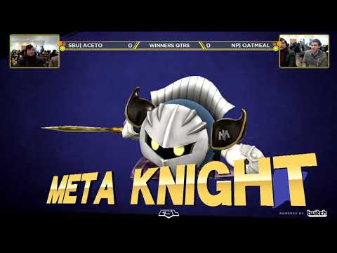 CSL Smash 2017-18 - SBU|Aceto (R. MK) vs NP|Oatmeal (B. MK) - [Winners Qtr Finals] - [Smash 4] - S4C