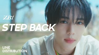 Download lagu ZEROBASEONE — Step Back | Line Distribution mp3