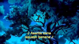 The Lion King - Rafiki&#39;s Song
