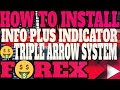 How To Install INFO PLUS INDICATOR MT4 Forex Trading TRIPLE ARROW SYSTEM Millennial Money