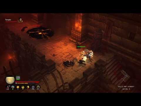 Diablo 3 - Xbox 360 Console Gameplay + Butcher Boss Kill!