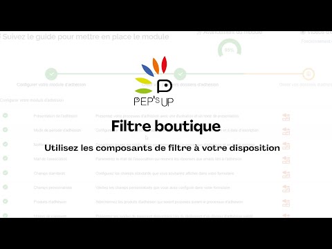 Filtre boutique