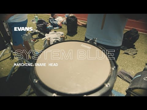 Evans System Blue Marching Snare Batter