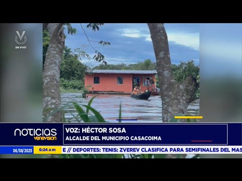Más de 50 familias en refugios por inundaciones en Delta Amacuro