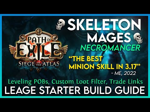 Skeleton Mages Necromancer League Starter Updated for 3.18 - The Best Minion Build of the League